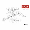 Ryobi PBC254YES Spare Parts List 