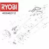 Ryobi OLT1825 SPOOL BASE 5131197855 Spare Part Serial No: 4000462112