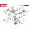 Ryobi ETS1526HG Spare Parts List Type: 5133000696