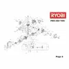 Ryobi PBC254YES Type No: 5133000906 Spare Parts List