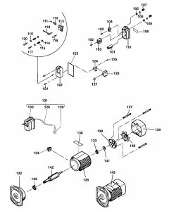 Dewalt DW3401 Spare Exploded Diagram 1