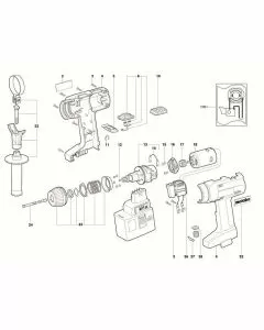 Buy A Metabo BE AT 212/2 R+L  Spare part or Replacement part for Your Cordless Tool and Fix Your Machine Today