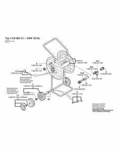 Buy A Bosch ASW 120 XL WHEEL ? 200 MM 1609351088 Spare Part Type: 600800301