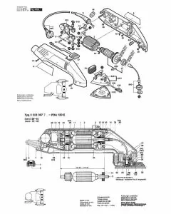 Buy A Bosch PDA 120 E 0603307703 Spare part or Replacement part for Your Delta Sander and Fix Your Machine Today