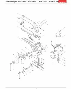 Buy A Makita 4190DWB  Spare part or Replacement part for Your Tile Cutter and Fix Your Machine Today