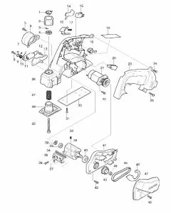 Makita 1050D Spare Parts List