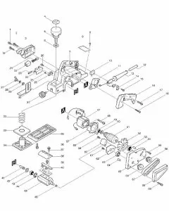 Makita 1125 Spare Parts List