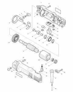 Makita 3706 Spare Parts List