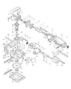 Makita 3901 Spare Parts List