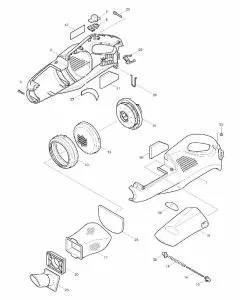 Makita 4013D Spare Parts List