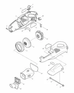 Makita 4033D Spare Parts List