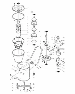 Makita 403 Spare Parts List