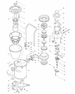 Makita 404X Spare Parts List