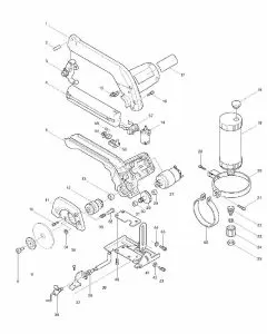 Makita 4190D Spare Parts List