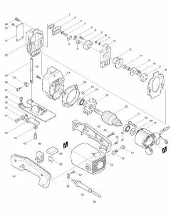 Makita 4300BA Spare Parts List