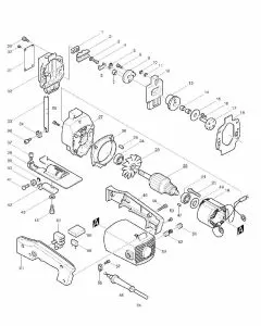 Makita 4300BV Spare Parts List