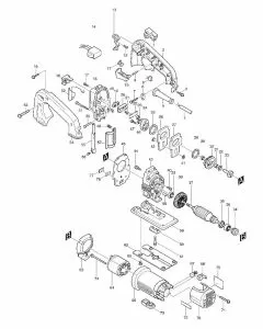 Makita 4306 Spare Parts List