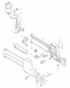 Makita 4390D Spare Parts List