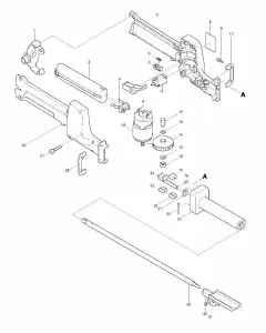 Makita 4399D Spare Parts List