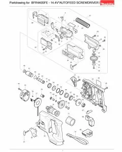 Buy A Makita BFR440SFE  Spare part or Replacement part for Your Nailer and Fix Your Machine Today