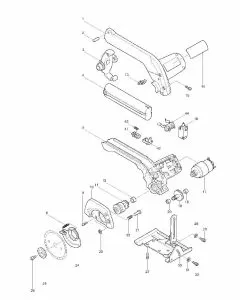 Makita 5090D Spare Parts List