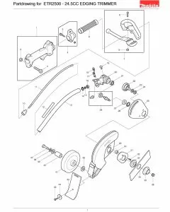 Buy A Makita ETR2500  Spare part or Replacement part for Your Powerwasher and Fix Your Machine Today