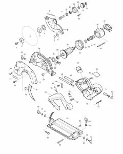 Makita 5604R Spare Parts List