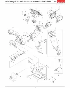 Buy A Makita CC300DWE  Spare part or Replacement part for Your Vacuum and Fix Your Machine Today