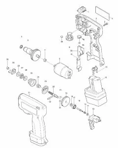 Makita 6793D Spare Parts List