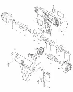 Makita 6904VH Spare Parts List