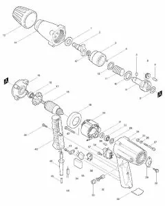 Makita 6905B Spare Parts List