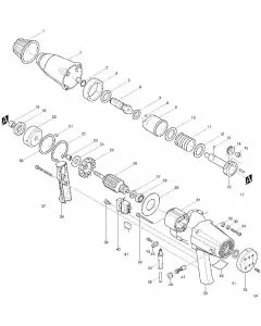 Makita 6906 Spare Parts List