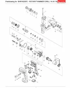 Buy A Makita BHR162SFE  Spare part or Replacement part for Your Hammer and Fix Your Machine Today