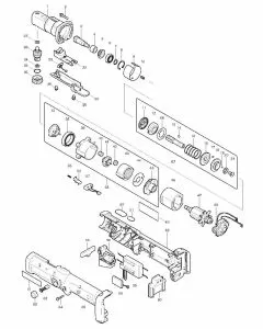 Makita BFL081F Spare Parts List