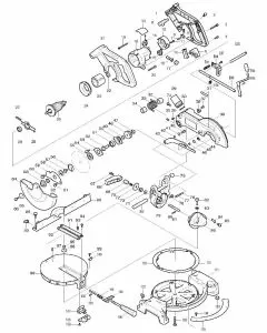 Makita BLS820 Spare Parts List