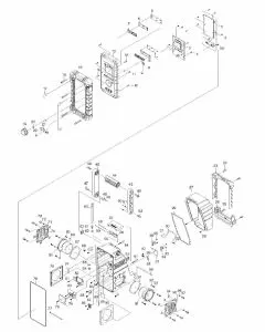 Makita BMR102 Spare Parts List