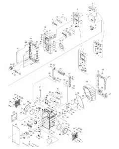 Makita BMR103B Spare Parts List