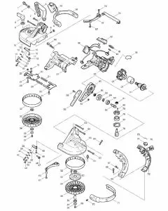 Makita BPB180 Spare Parts List