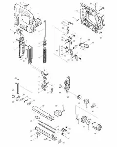 Makita BST110 Spare Parts List