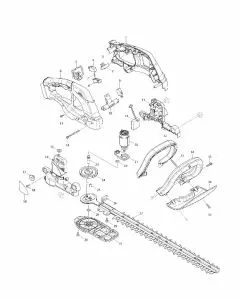 Makita BUH521 Spare Parts List