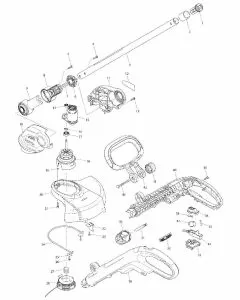 Makita BUR181 Spare Parts List