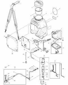 Makita BVF104 Spare Parts List