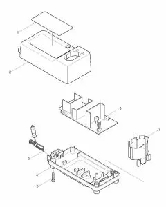 Makita DC1412 Spare Parts List