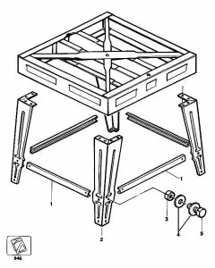 Buy A Dewalt DA2591 Spare part or Replacement part for Your LEG STAND and Fix Your Machine Today