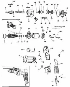 Buy A Dewalt DW155 Spare part or Replacement part for Your DRILL and Fix Your Machine Today