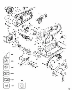 Buy A Dewalt DW935K Spare part or Replacement part for Your TRIM SAW and Fix Your Machine Today