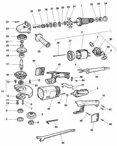 Buy A Dewalt DW848 Spare part or Replacement part for Your ANGLE GRINDER and Fix Your Machine Today