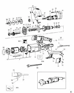 Buy A Dewalt DW882 Spare part or Replacement part for Your STRAIGHT GRINDER and Fix Your Machine Today