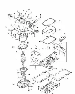 Buy A Dewalt DW636 Spare part or Replacement part for Your ORBITAL SANDER and Fix Your Machine Today