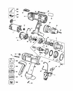 Buy A Dewalt DW909K Spare part or Replacement part for Your CORDLESS DRILL and Fix Your Machine Today